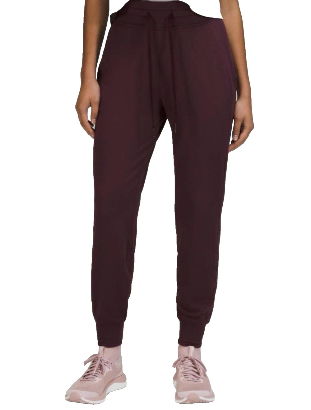 Lululemon Ready to Rulu High Rise Jogger Women Burgundy Size 8 Medium Soft Athle